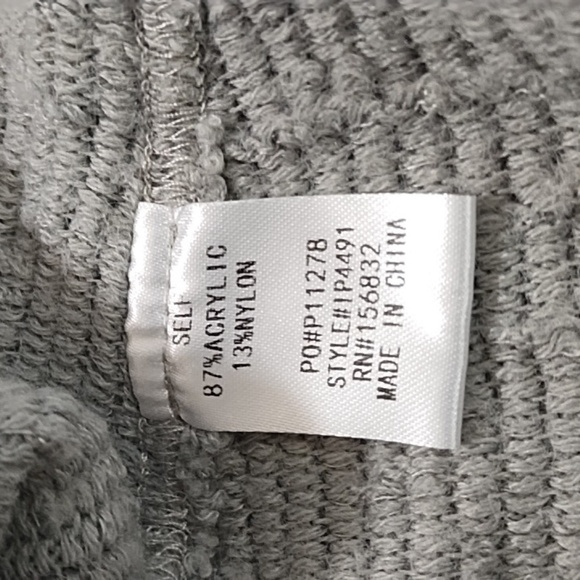 Bibi Textured Oversized Pullover Raglan Sleeves Sweatshirt Top - Picture 6 of 10